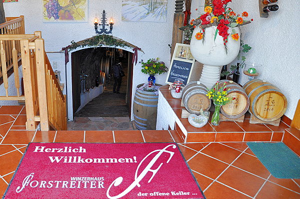 Weinverkostung im Winzerhaus Forstreiter